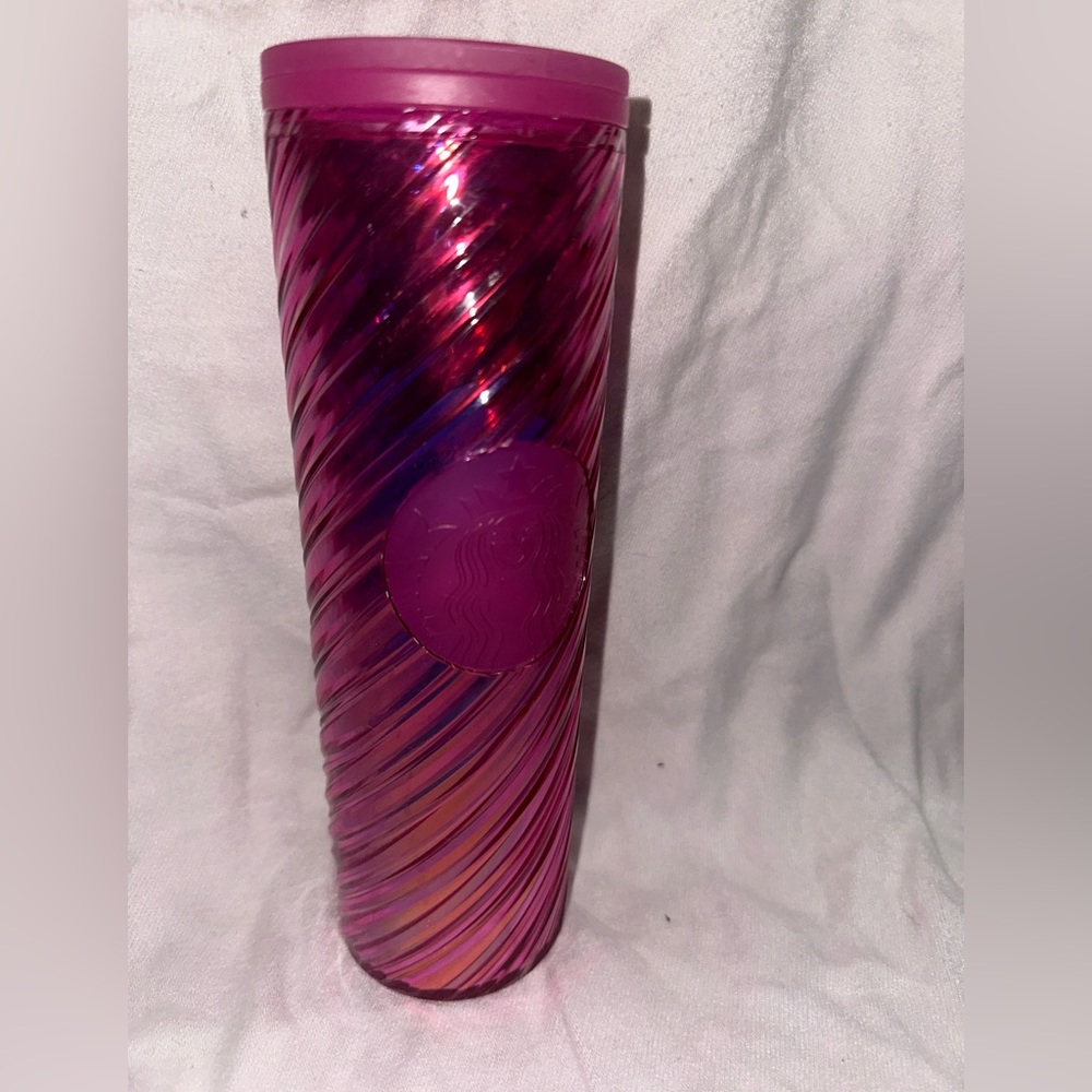Starbucks 2022 magenta hot tumbler 16oz NWT